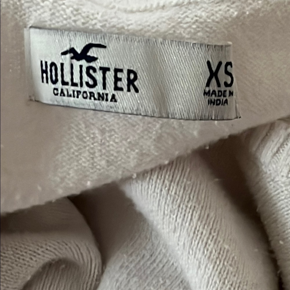 Hollister White Long Sleeve Babydoll Blouse - Picture 2 of 3